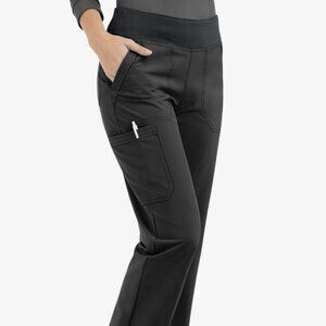 Easy STRETCH Sienna Women's 5-Pocket Sport Yoga Scrub Pants - Petite